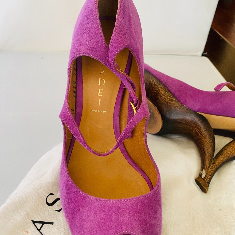 Casadei Purple Platforms